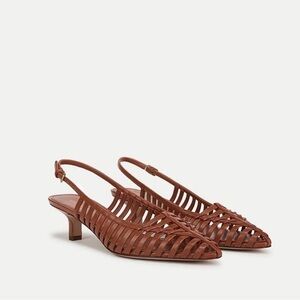 Veronica Beard Britte Brown Strappy Heels